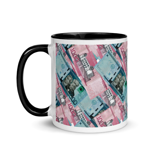 1000 y 2000 Dominican Pesos Mug with Color Inside  - 2020 - DominicanGirlfriend.com - Frases Dominicanas - República Dominicana Lifestyle Graphic T-Shirts Streetwear & Accessories - New York - Bronx - Washington Heights - Miami - Florida - Boca Chica - USA - Dominican Clothing