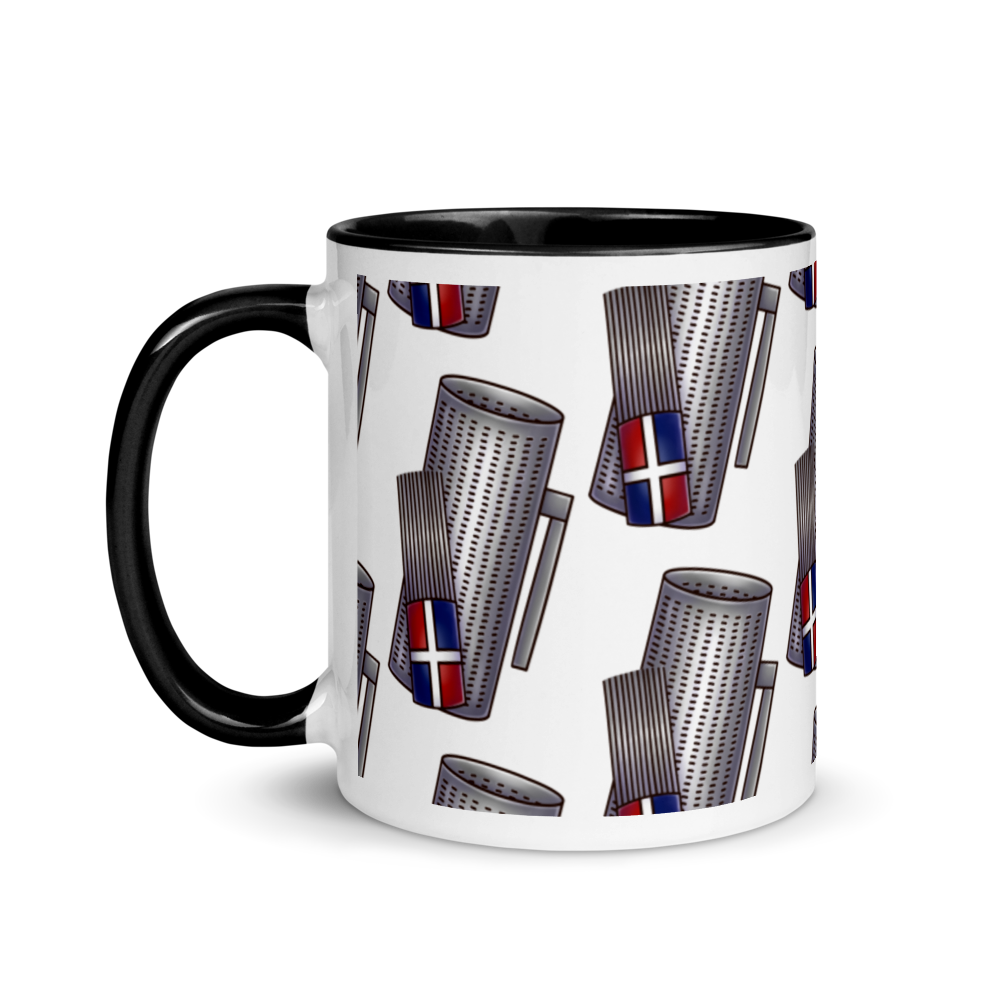 Güira Dominicana Mug with Color Inside  - 2020 - DominicanGirlfriend.com - Frases Dominicanas - República Dominicana Lifestyle Graphic T-Shirts Streetwear & Accessories - New York - Bronx - Washington Heights - Miami - Florida - Boca Chica - USA - Dominican Clothing