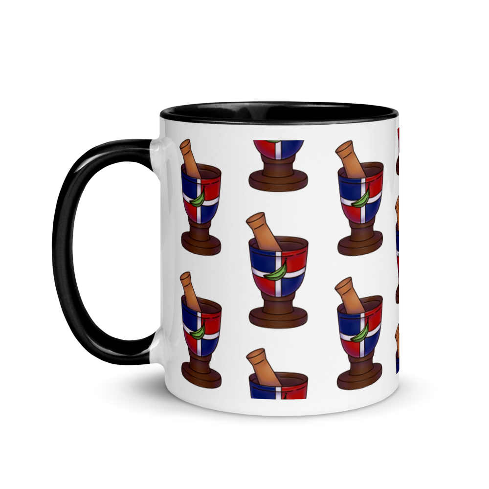 Pilon Dominicano Mug with Color Inside  - 2020 - DominicanGirlfriend.com - Frases Dominicanas - República Dominicana Lifestyle Graphic T-Shirts Streetwear & Accessories - New York - Bronx - Washington Heights - Miami - Florida - Boca Chica - USA - Dominican Clothing