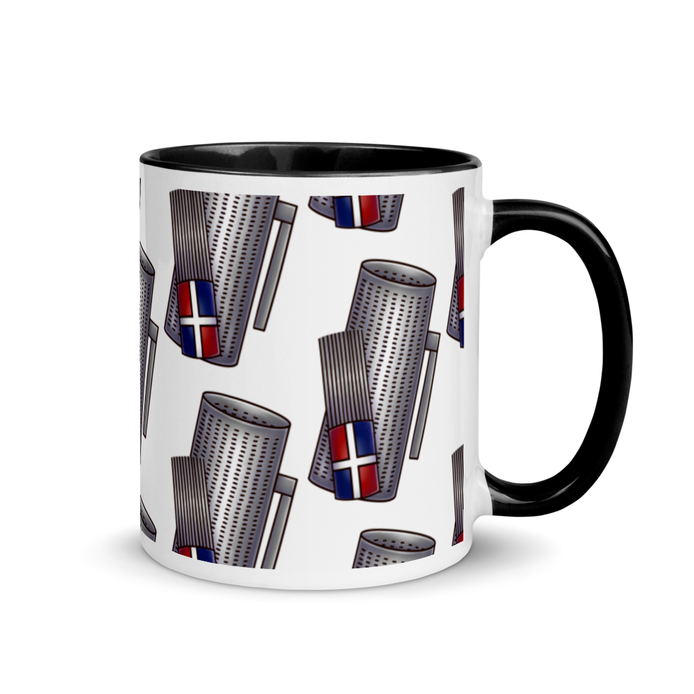 Güira Dominicana Mug with Color Inside  - 2020 - DominicanGirlfriend.com - Frases Dominicanas - República Dominicana Lifestyle Graphic T-Shirts Streetwear & Accessories - New York - Bronx - Washington Heights - Miami - Florida - Boca Chica - USA - Dominican Clothing