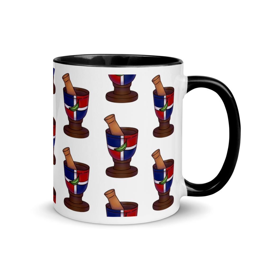 Pilon Dominicano Mug with Color Inside  - 2020 - DominicanGirlfriend.com - Frases Dominicanas - República Dominicana Lifestyle Graphic T-Shirts Streetwear & Accessories - New York - Bronx - Washington Heights - Miami - Florida - Boca Chica - USA - Dominican Clothing