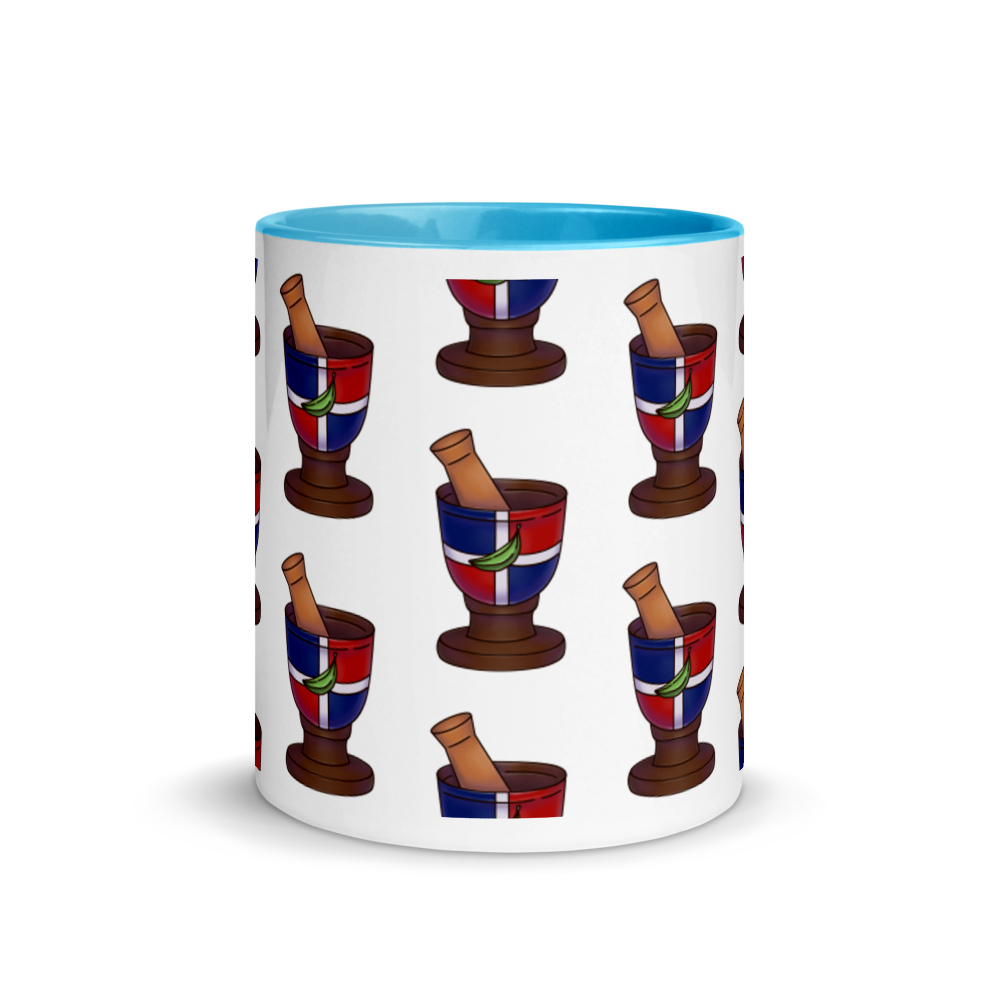 Pilon Dominicano Mug with Color Inside  - 2020 - DominicanGirlfriend.com - Frases Dominicanas - República Dominicana Lifestyle Graphic T-Shirts Streetwear & Accessories - New York - Bronx - Washington Heights - Miami - Florida - Boca Chica - USA - Dominican Clothing