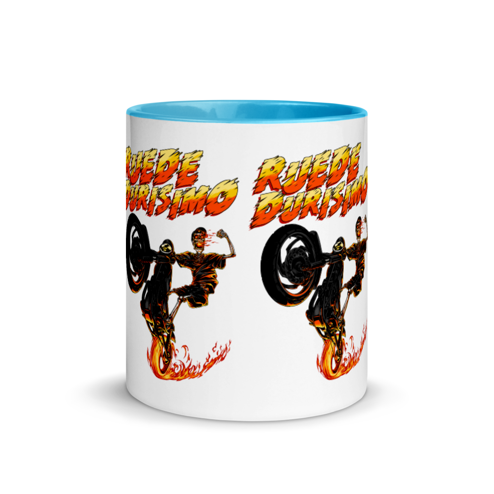 Ruede Durisimo Mug with Color Inside  - 2020 - DominicanGirlfriend.com - Frases Dominicanas - República Dominicana Lifestyle Graphic T-Shirts Streetwear & Accessories - New York - Bronx - Washington Heights - Miami - Florida - Boca Chica - USA - Dominican Clothing