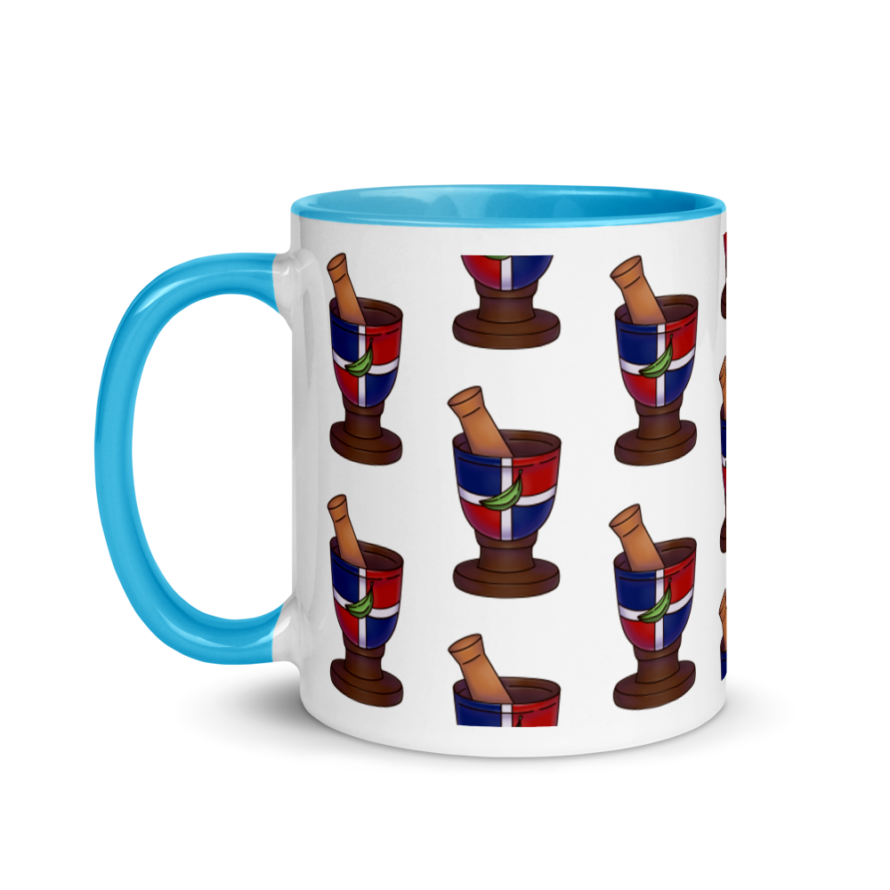 Pilon Dominicano Mug with Color Inside  - 2020 - DominicanGirlfriend.com - Frases Dominicanas - República Dominicana Lifestyle Graphic T-Shirts Streetwear & Accessories - New York - Bronx - Washington Heights - Miami - Florida - Boca Chica - USA - Dominican Clothing