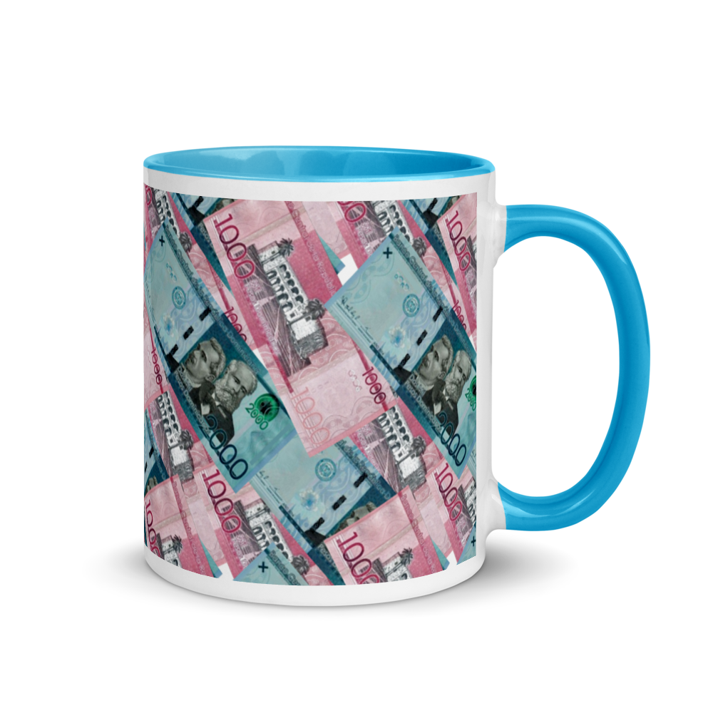 1000 y 2000 Dominican Pesos Mug with Color Inside - 2020 - DominicanGirlfriend.com - Frases Dominicanas - República Dominicana Lifestyle Graphic T-Shirts Streetwear & Accessories - New York - Bronx - Washington Heights - Miami - Florida - Boca Chica - USA - Dominican Clothing