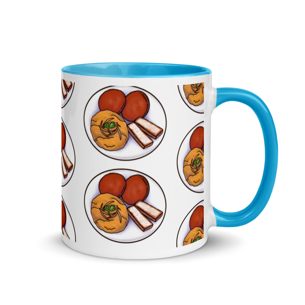 El Mangu Dominicano Mug with Color Inside  - 2020 - DominicanGirlfriend.com - Frases Dominicanas - República Dominicana Lifestyle Graphic T-Shirts Streetwear & Accessories - New York - Bronx - Washington Heights - Miami - Florida - Boca Chica - USA - Dominican Clothing