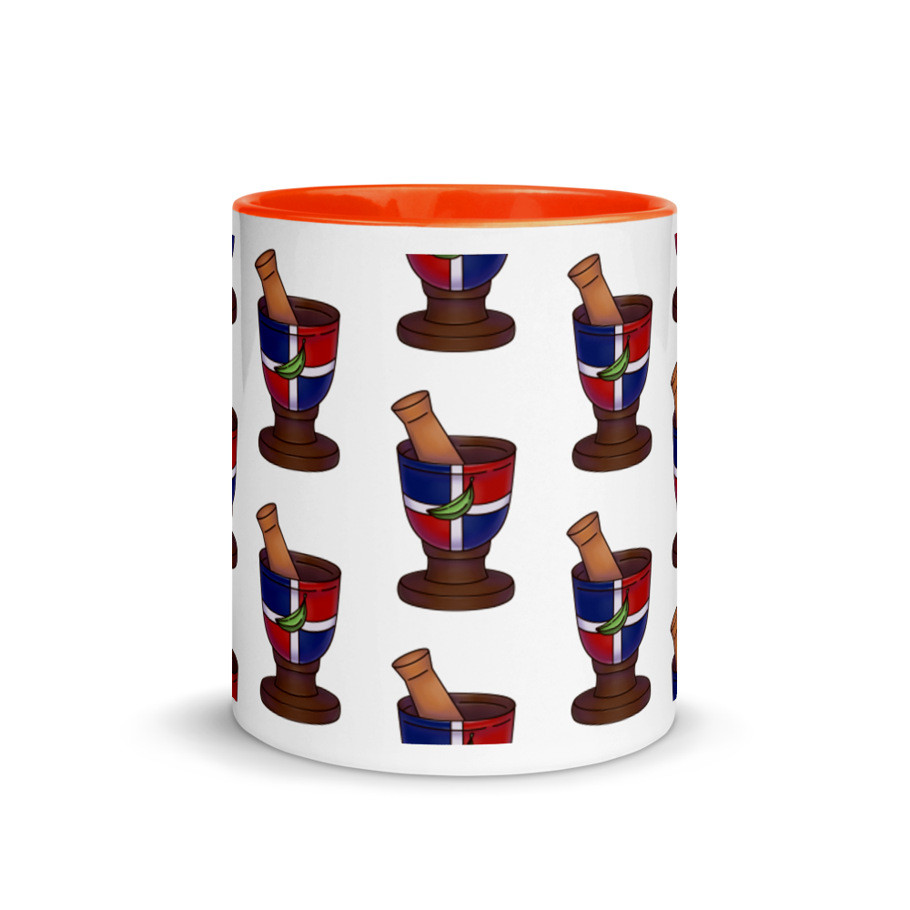 Pilon Dominicano Mug with Color Inside  - 2020 - DominicanGirlfriend.com - Frases Dominicanas - República Dominicana Lifestyle Graphic T-Shirts Streetwear & Accessories - New York - Bronx - Washington Heights - Miami - Florida - Boca Chica - USA - Dominican Clothing