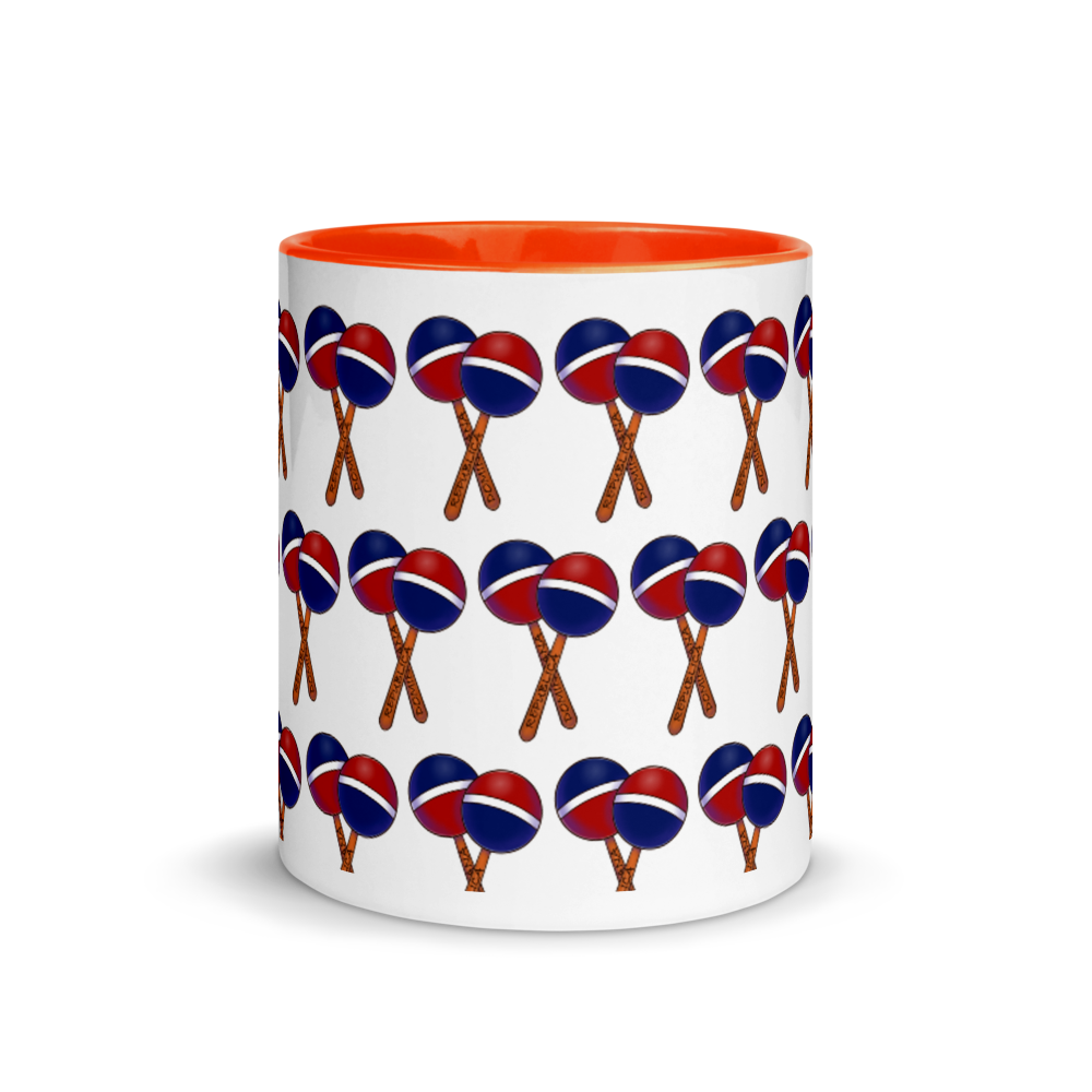 Maracas Dominicana Mug with Color Inside  - 2020 - DominicanGirlfriend.com - Frases Dominicanas - República Dominicana Lifestyle Graphic T-Shirts Streetwear & Accessories - New York - Bronx - Washington Heights - Miami - Florida - Boca Chica - USA - Dominican Clothing
