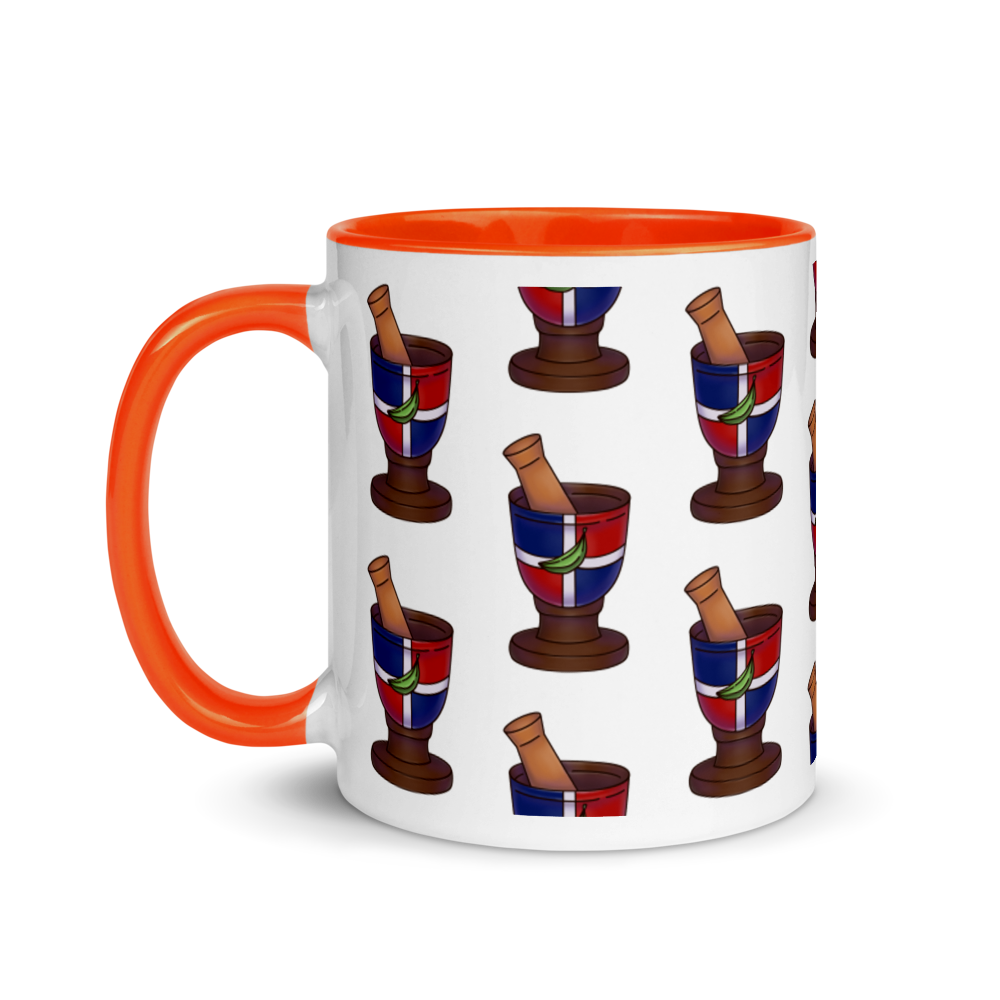 Pilon Dominicano Mug with Color Inside  - 2020 - DominicanGirlfriend.com - Frases Dominicanas - República Dominicana Lifestyle Graphic T-Shirts Streetwear & Accessories - New York - Bronx - Washington Heights - Miami - Florida - Boca Chica - USA - Dominican Clothing
