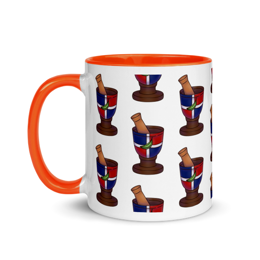 Pilon Dominicano Mug with Color Inside  - 2020 - DominicanGirlfriend.com - Frases Dominicanas - República Dominicana Lifestyle Graphic T-Shirts Streetwear & Accessories - New York - Bronx - Washington Heights - Miami - Florida - Boca Chica - USA - Dominican Clothing