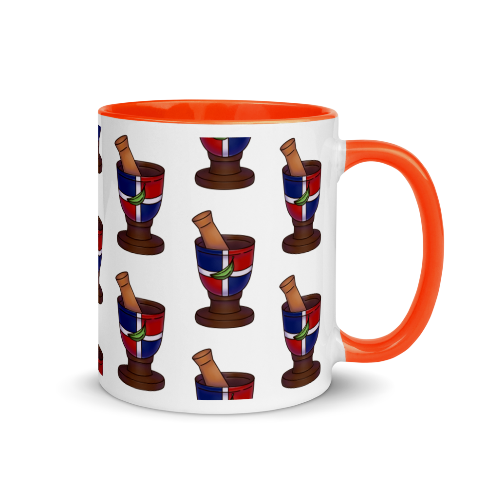 Pilon Dominicano Mug with Color Inside  - 2020 - DominicanGirlfriend.com - Frases Dominicanas - República Dominicana Lifestyle Graphic T-Shirts Streetwear & Accessories - New York - Bronx - Washington Heights - Miami - Florida - Boca Chica - USA - Dominican Clothing