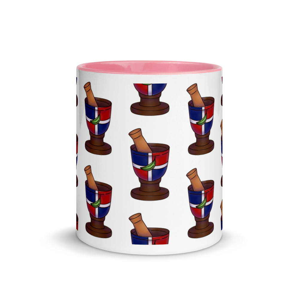 Pilon Dominicano Mug with Color Inside  - 2020 - DominicanGirlfriend.com - Frases Dominicanas - República Dominicana Lifestyle Graphic T-Shirts Streetwear & Accessories - New York - Bronx - Washington Heights - Miami - Florida - Boca Chica - USA - Dominican Clothing