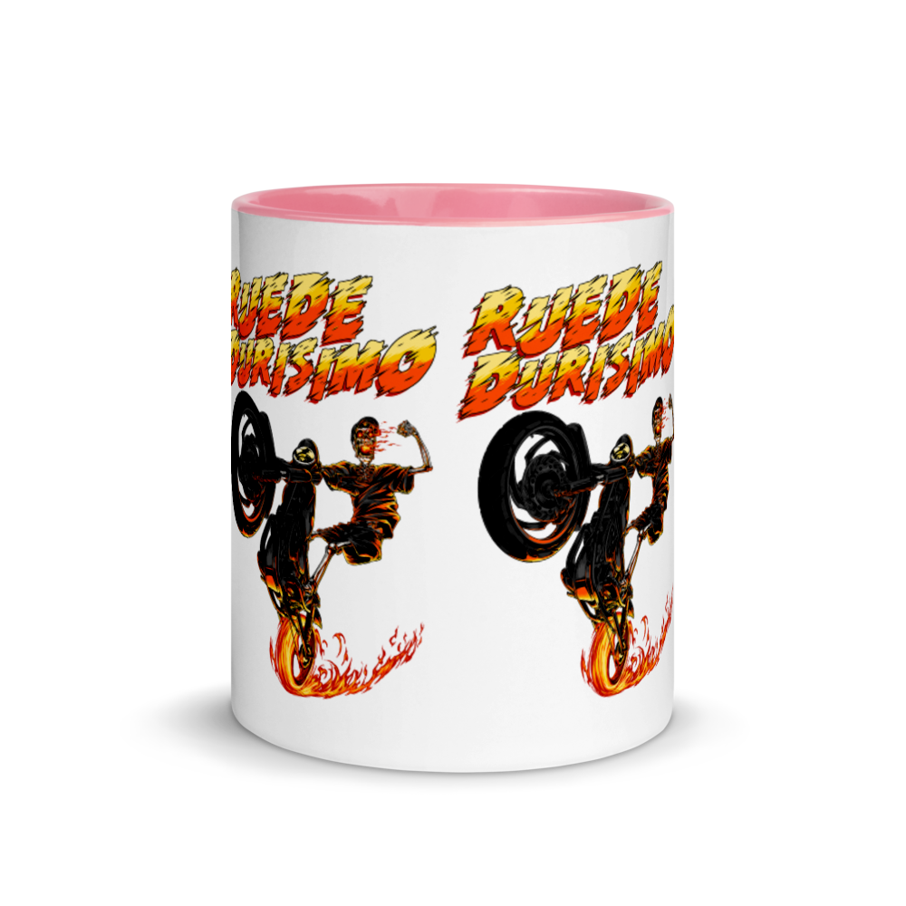 Ruede Durisimo Mug with Color Inside  - 2020 - DominicanGirlfriend.com - Frases Dominicanas - República Dominicana Lifestyle Graphic T-Shirts Streetwear & Accessories - New York - Bronx - Washington Heights - Miami - Florida - Boca Chica - USA - Dominican Clothing