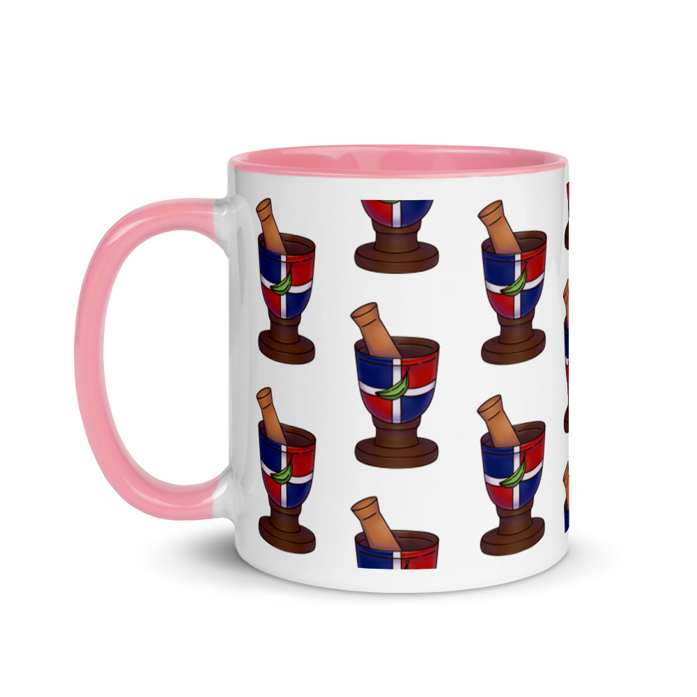 Pilon Dominicano Mug with Color Inside  - 2020 - DominicanGirlfriend.com - Frases Dominicanas - República Dominicana Lifestyle Graphic T-Shirts Streetwear & Accessories - New York - Bronx - Washington Heights - Miami - Florida - Boca Chica - USA - Dominican Clothing