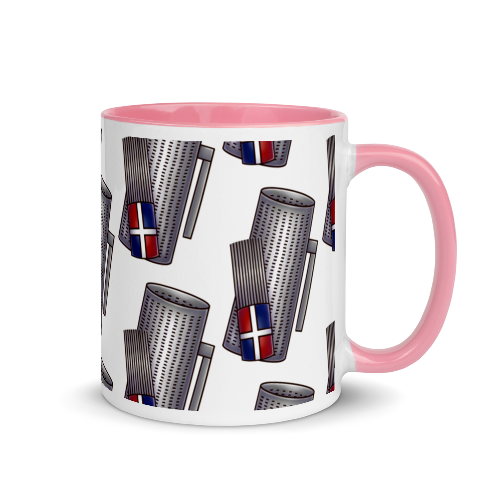 Güira Dominicana Mug with Color Inside  - 2020 - DominicanGirlfriend.com - Frases Dominicanas - República Dominicana Lifestyle Graphic T-Shirts Streetwear & Accessories - New York - Bronx - Washington Heights - Miami - Florida - Boca Chica - USA - Dominican Clothing