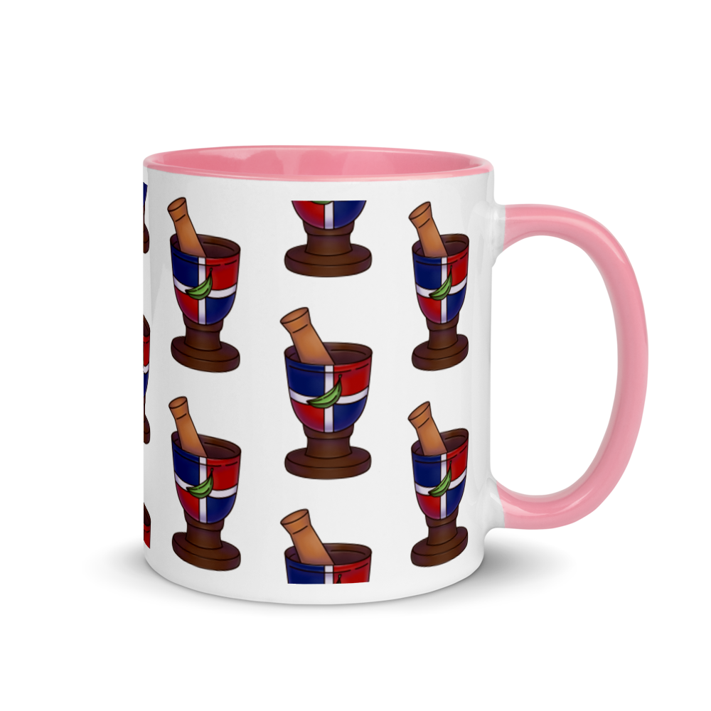 Pilon Dominicano Mug with Color Inside  - 2020 - DominicanGirlfriend.com - Frases Dominicanas - República Dominicana Lifestyle Graphic T-Shirts Streetwear & Accessories - New York - Bronx - Washington Heights - Miami - Florida - Boca Chica - USA - Dominican Clothing