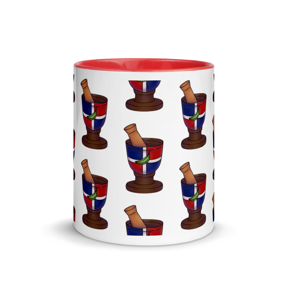 Pilon Dominicano Mug with Color Inside  - 2020 - DominicanGirlfriend.com - Frases Dominicanas - República Dominicana Lifestyle Graphic T-Shirts Streetwear & Accessories - New York - Bronx - Washington Heights - Miami - Florida - Boca Chica - USA - Dominican Clothing