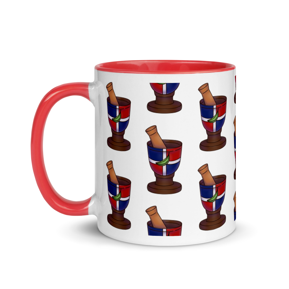 Pilon Dominicano Mug with Color Inside  - 2020 - DominicanGirlfriend.com - Frases Dominicanas - República Dominicana Lifestyle Graphic T-Shirts Streetwear & Accessories - New York - Bronx - Washington Heights - Miami - Florida - Boca Chica - USA - Dominican Clothing