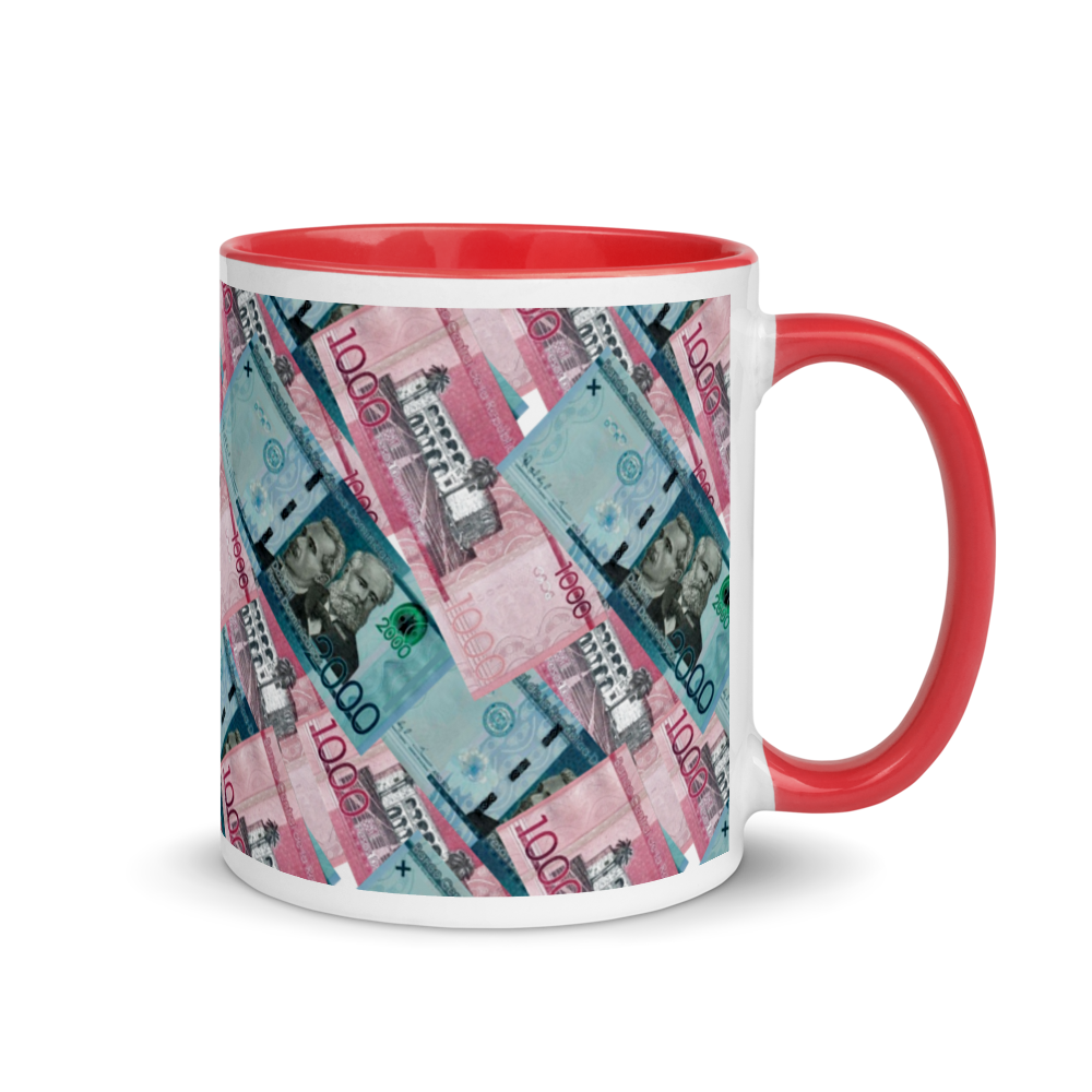 1000 y 2000 Dominican Pesos Mug with Color Inside  - 2020 - DominicanGirlfriend.com - Frases Dominicanas - República Dominicana Lifestyle Graphic T-Shirts Streetwear & Accessories - New York - Bronx - Washington Heights - Miami - Florida - Boca Chica - USA - Dominican Clothing