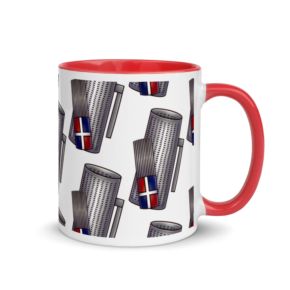 Güira Dominicana Mug with Color Inside  - 2020 - DominicanGirlfriend.com - Frases Dominicanas - República Dominicana Lifestyle Graphic T-Shirts Streetwear & Accessories - New York - Bronx - Washington Heights - Miami - Florida - Boca Chica - USA - Dominican Clothing