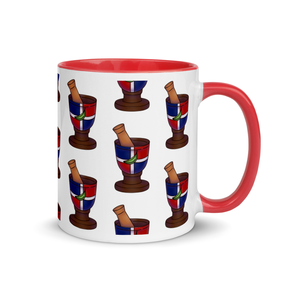 Pilon Dominicano Mug with Color Inside  - 2020 - DominicanGirlfriend.com - Frases Dominicanas - República Dominicana Lifestyle Graphic T-Shirts Streetwear & Accessories - New York - Bronx - Washington Heights - Miami - Florida - Boca Chica - USA - Dominican Clothing