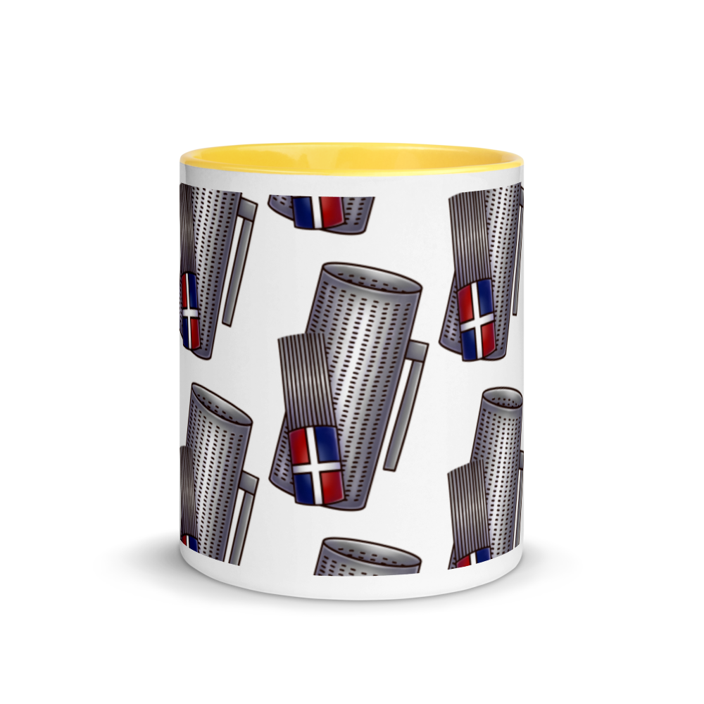 Güira Dominicana Mug with Color Inside  - 2020 - DominicanGirlfriend.com - Frases Dominicanas - República Dominicana Lifestyle Graphic T-Shirts Streetwear & Accessories - New York - Bronx - Washington Heights - Miami - Florida - Boca Chica - USA - Dominican Clothing