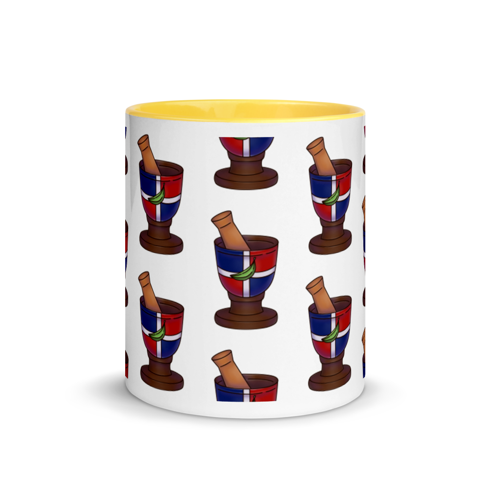 Pilon Dominicano Mug with Color Inside  - 2020 - DominicanGirlfriend.com - Frases Dominicanas - República Dominicana Lifestyle Graphic T-Shirts Streetwear & Accessories - New York - Bronx - Washington Heights - Miami - Florida - Boca Chica - USA - Dominican Clothing