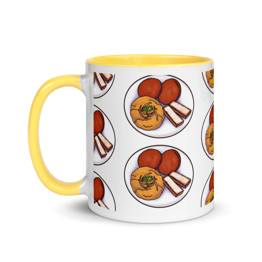 El Mangu Dominicano Mug with Color Inside  - 2020 - DominicanGirlfriend.com - Frases Dominicanas - República Dominicana Lifestyle Graphic T-Shirts Streetwear & Accessories - New York - Bronx - Washington Heights - Miami - Florida - Boca Chica - USA - Dominican Clothing