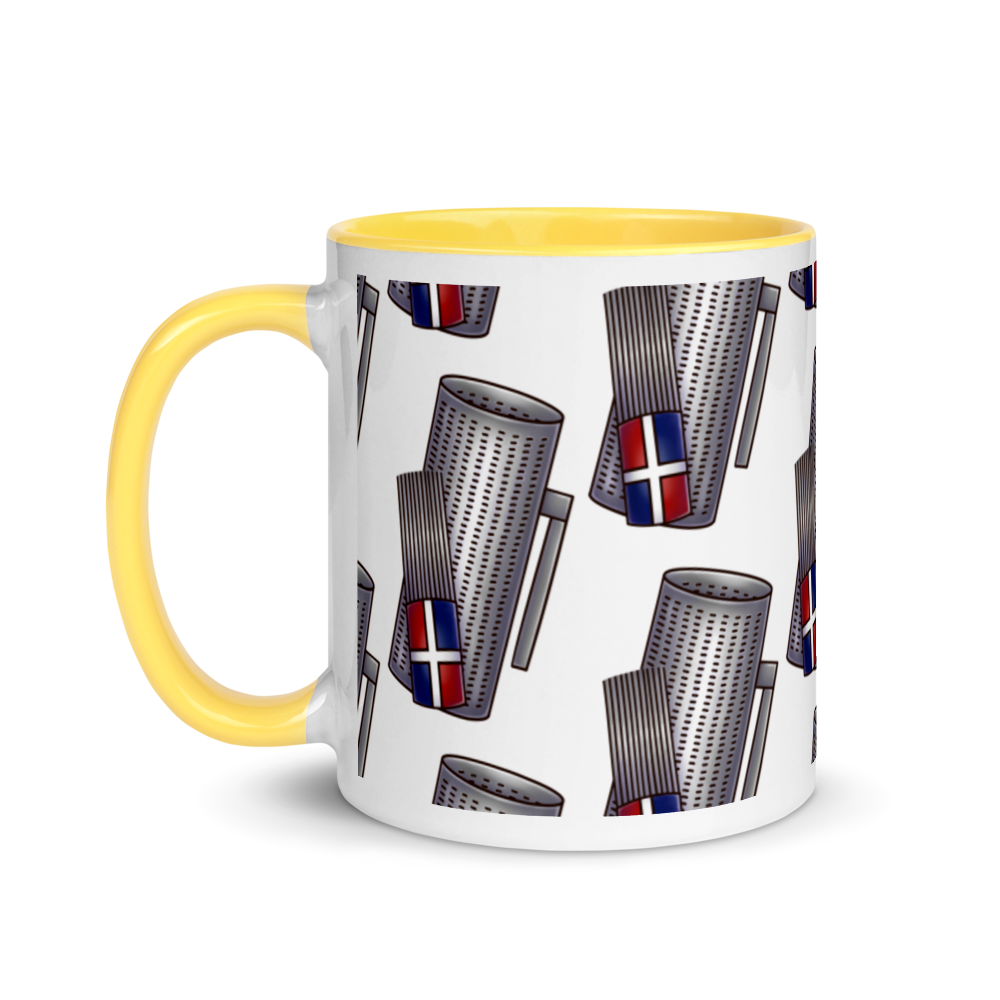 Güira Dominicana Mug with Color Inside  - 2020 - DominicanGirlfriend.com - Frases Dominicanas - República Dominicana Lifestyle Graphic T-Shirts Streetwear & Accessories - New York - Bronx - Washington Heights - Miami - Florida - Boca Chica - USA - Dominican Clothing