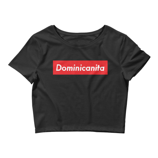 Dominicanita Crop Top  - 2020 - DominicanGirlfriend.com - Frases Dominicanas - República Dominicana Lifestyle Graphic T-Shirts Streetwear & Accessories - New York - Bronx - Washington Heights - Miami - Florida - Boca Chica - USA - Dominican Clothing
