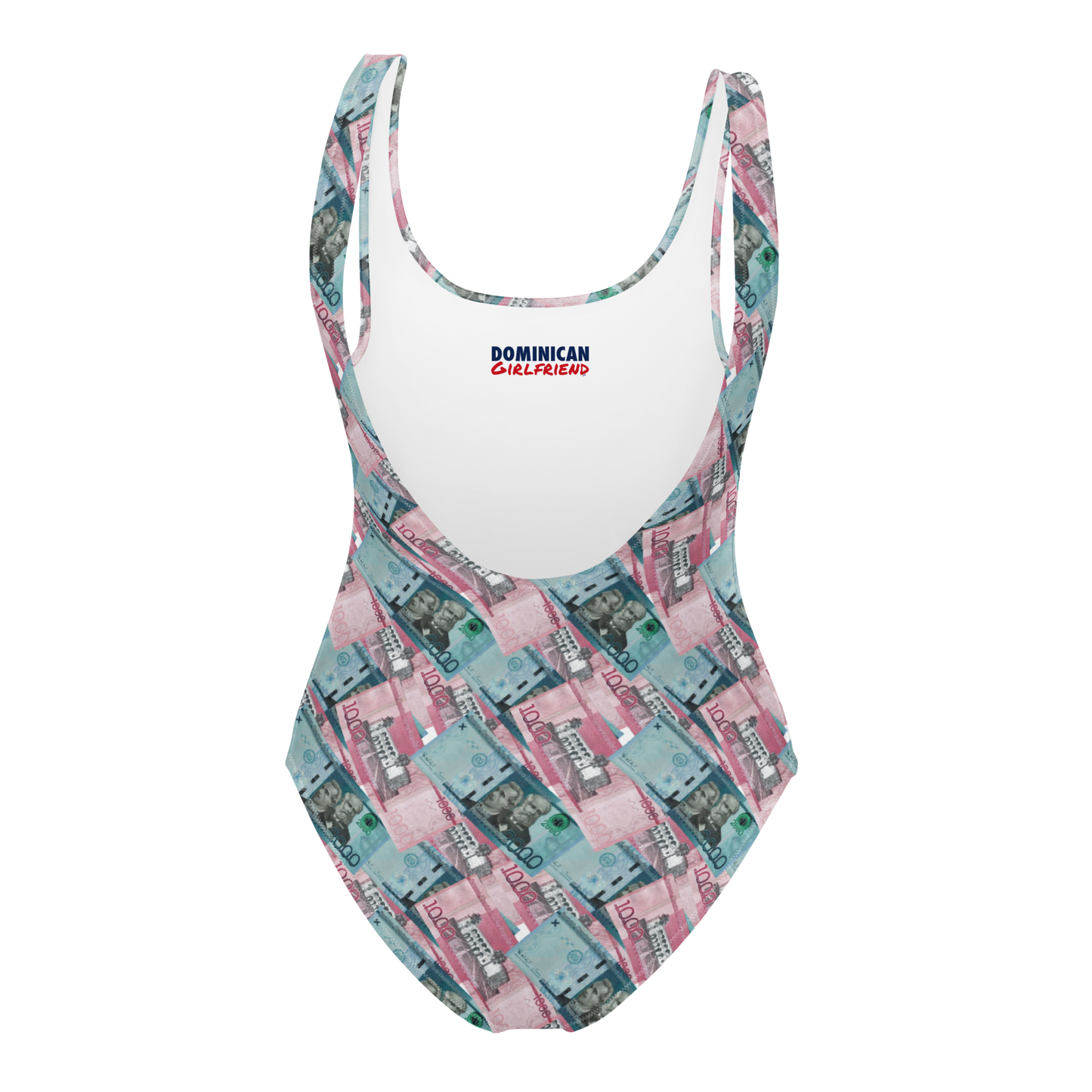 1000 y 2000 Dominican Pesos One-Piece Swimsuit