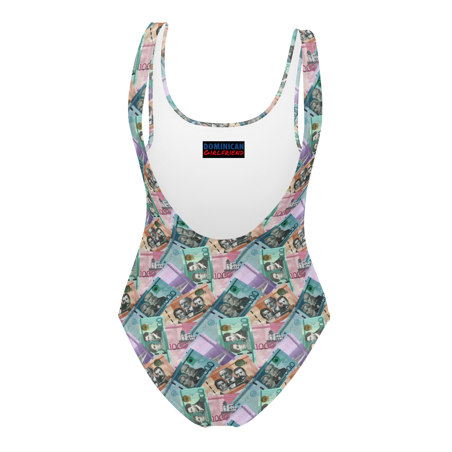 Dominican Pesos One-Piece Swimsuit