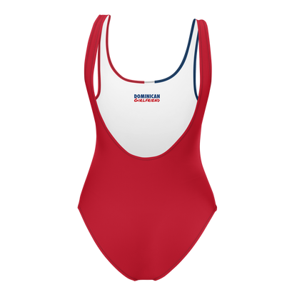Dominican Republic Flag One-Piece Swimsuit