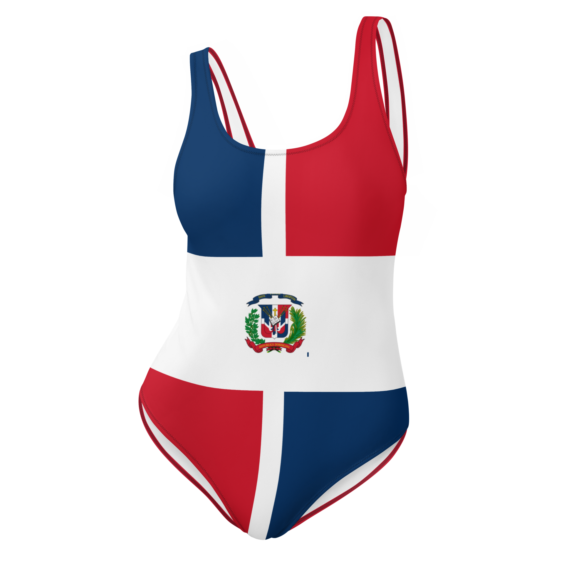 Dominican Republic Flag One Piece Swimsuit Dominican Girlfriend