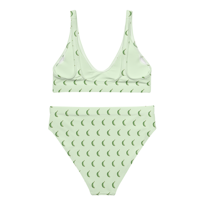 Platano All-Over High-Waisted Two Piece Bikini Swimwear