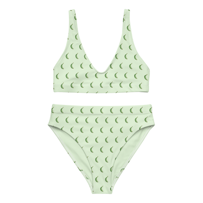 Platano All-Over High-Waisted Two Piece Bikini Swimwear