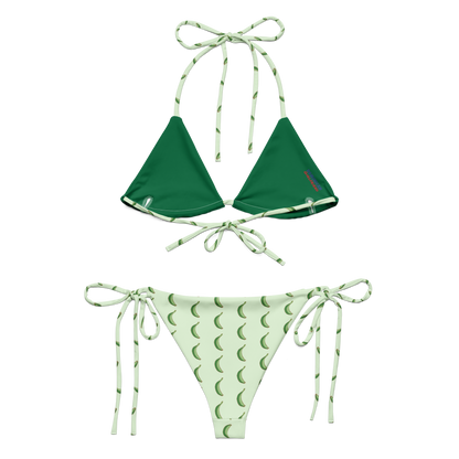 Platano Power All-over Print Two Piece String Bikini Set Swimsuit