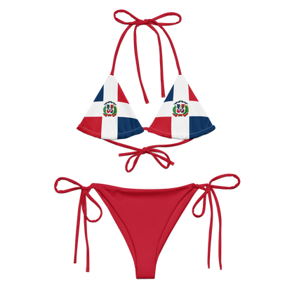 Dominican Republic Flag Bikini, Two Piece Swimsuit, Dominican