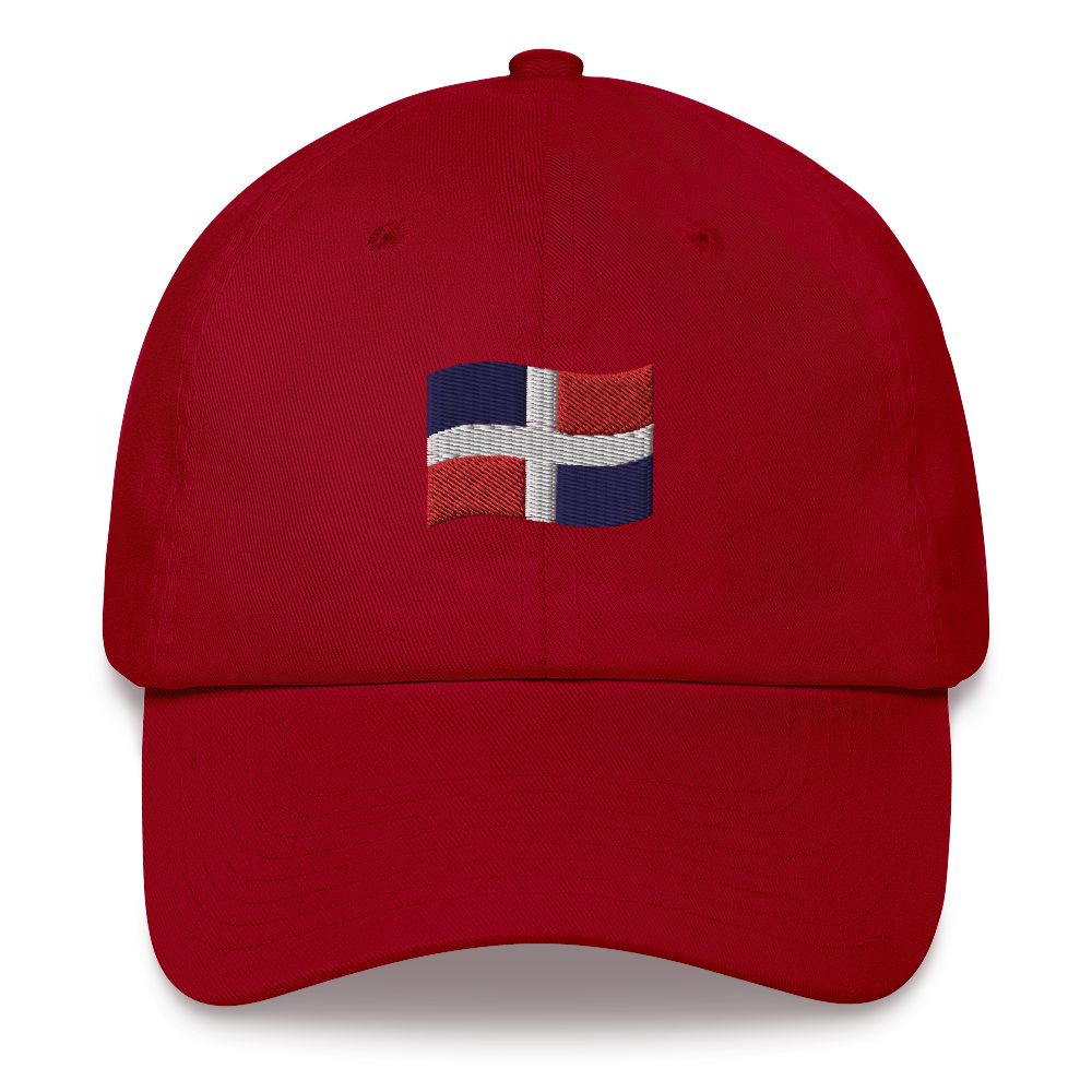 Dominican Republic Flag Emoji Dad hat