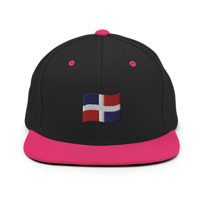 Dominican Republic Flag Emoji Snapback Hat