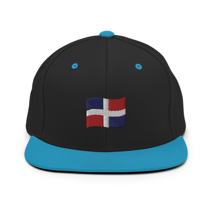 Dominican Republic Flag Emoji Snapback Hat