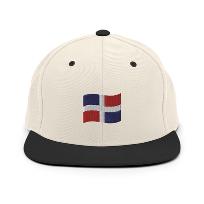 Dominican Republic Flag Emoji Snapback Hat