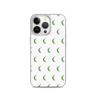 Platano All-Over Dominican iPhone Case (White)