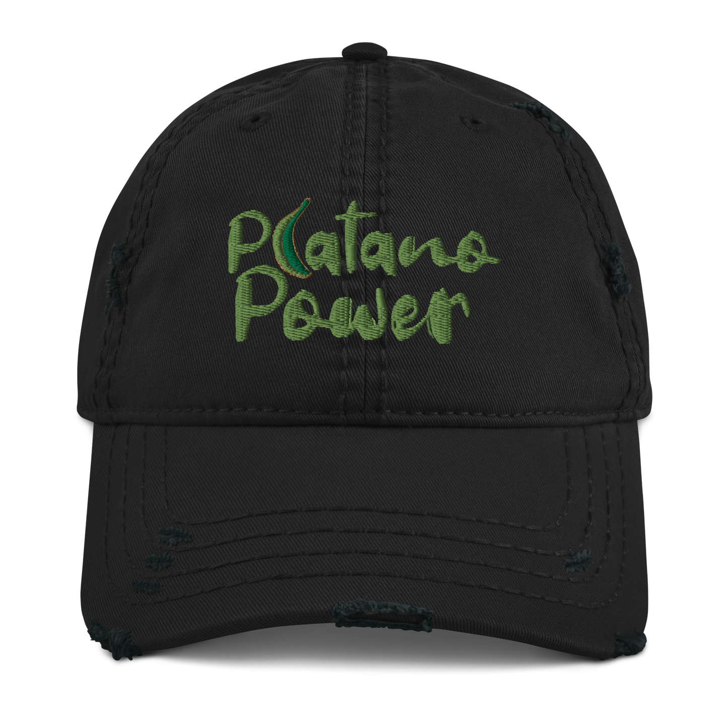 Dominican Platano Power Distressed Dad Hat