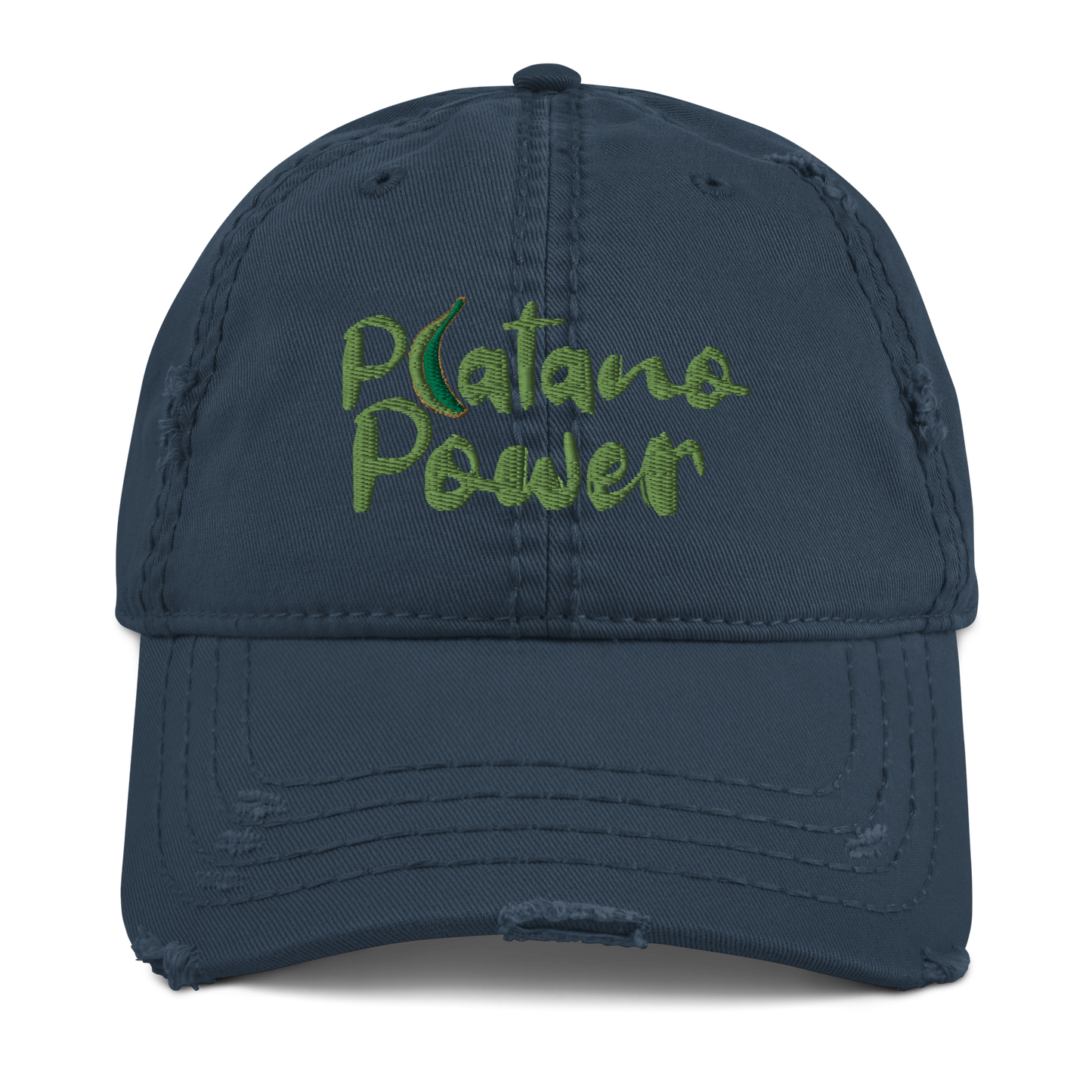 Dominican Platano Power Distressed Dad Hat