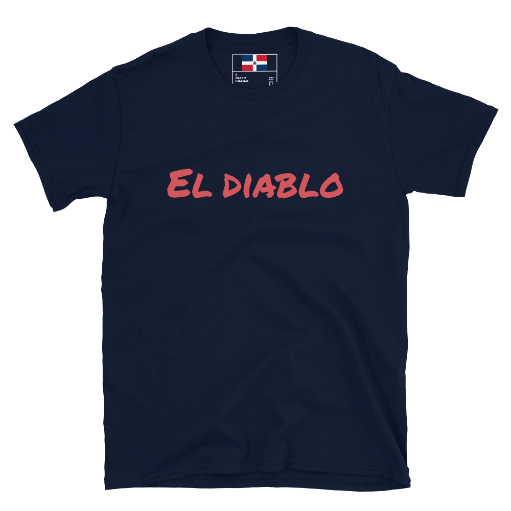 El Diablo Unisex Dominican T-Shirt  - 2020 - DominicanGirlfriend.com - Frases Dominicanas - República Dominicana Lifestyle Graphic T-Shirts Streetwear & Accessories - New York - Bronx - Washington Heights - Miami - Florida - Boca Chica - USA - Dominican Clothing