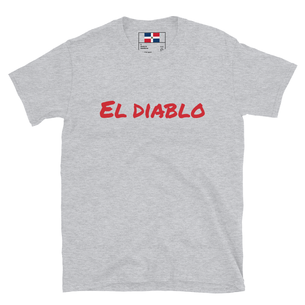 El Diablo Unisex Dominican T-Shirt  - 2020 - DominicanGirlfriend.com - Frases Dominicanas - República Dominicana Lifestyle Graphic T-Shirts Streetwear & Accessories - New York - Bronx - Washington Heights - Miami - Florida - Boca Chica - USA - Dominican Clothing