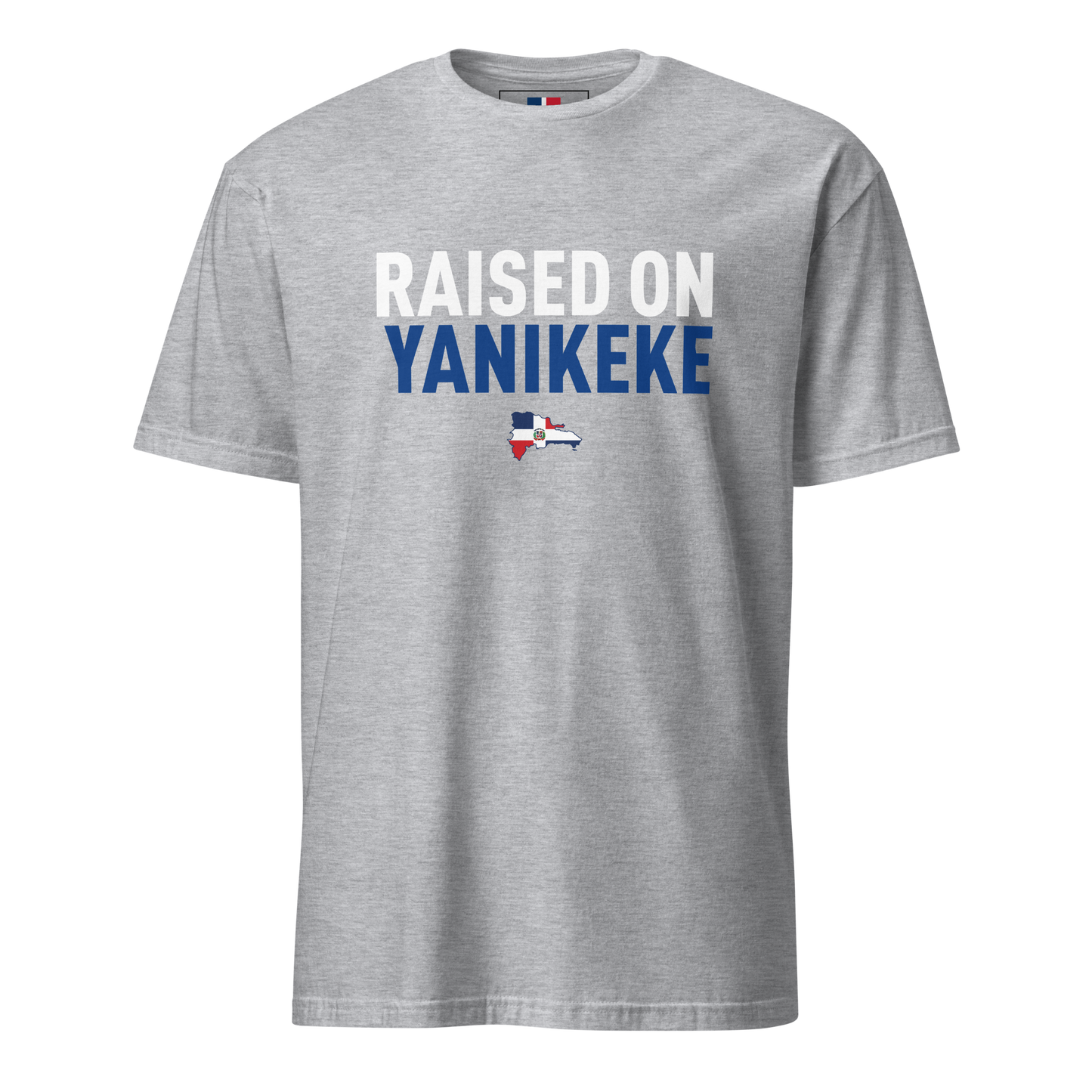 Raised on Yanikeke Unisex Dominican T-Shirt