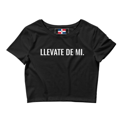 Llevate De Mi Type Dominican Crop Top Tee