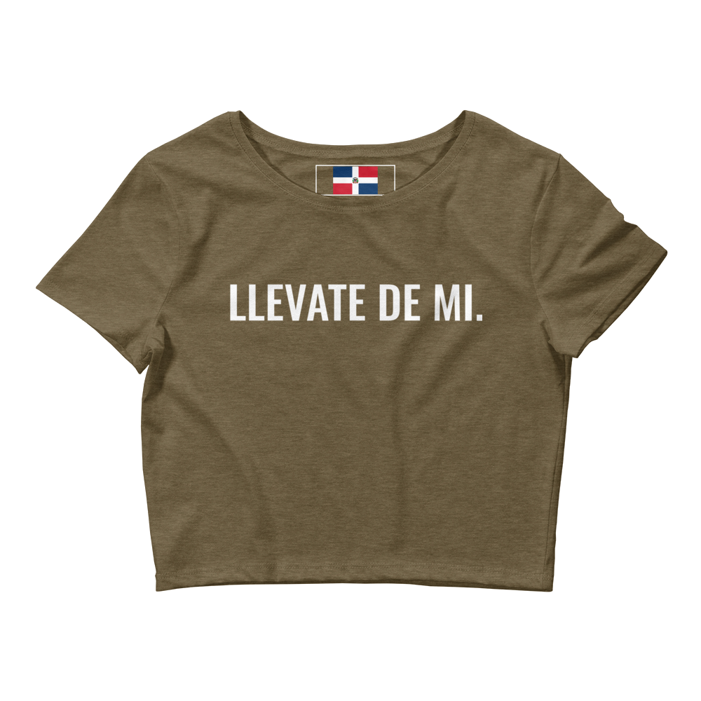 Llevate De Mi Type Dominican Crop Top Tee